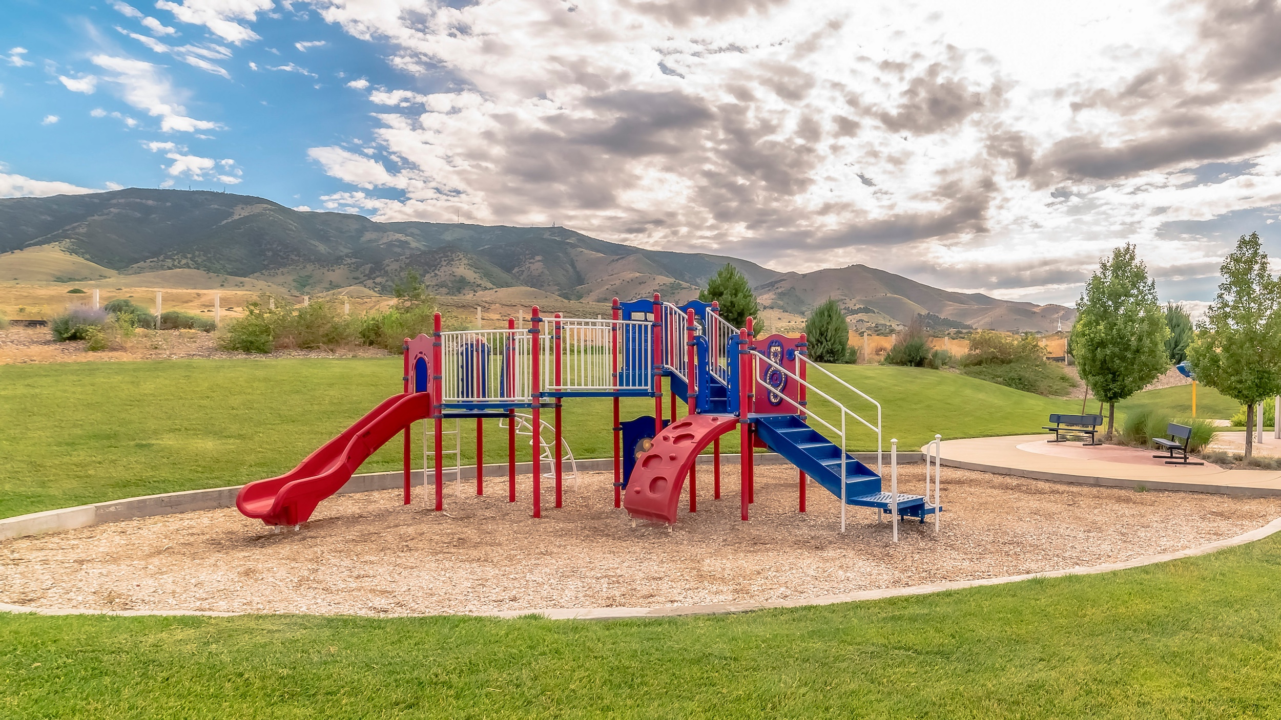 A picture of a playground.