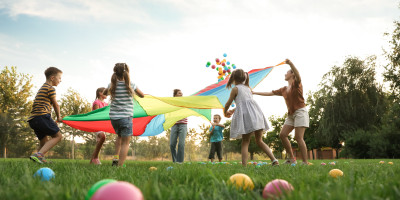 Children on playground